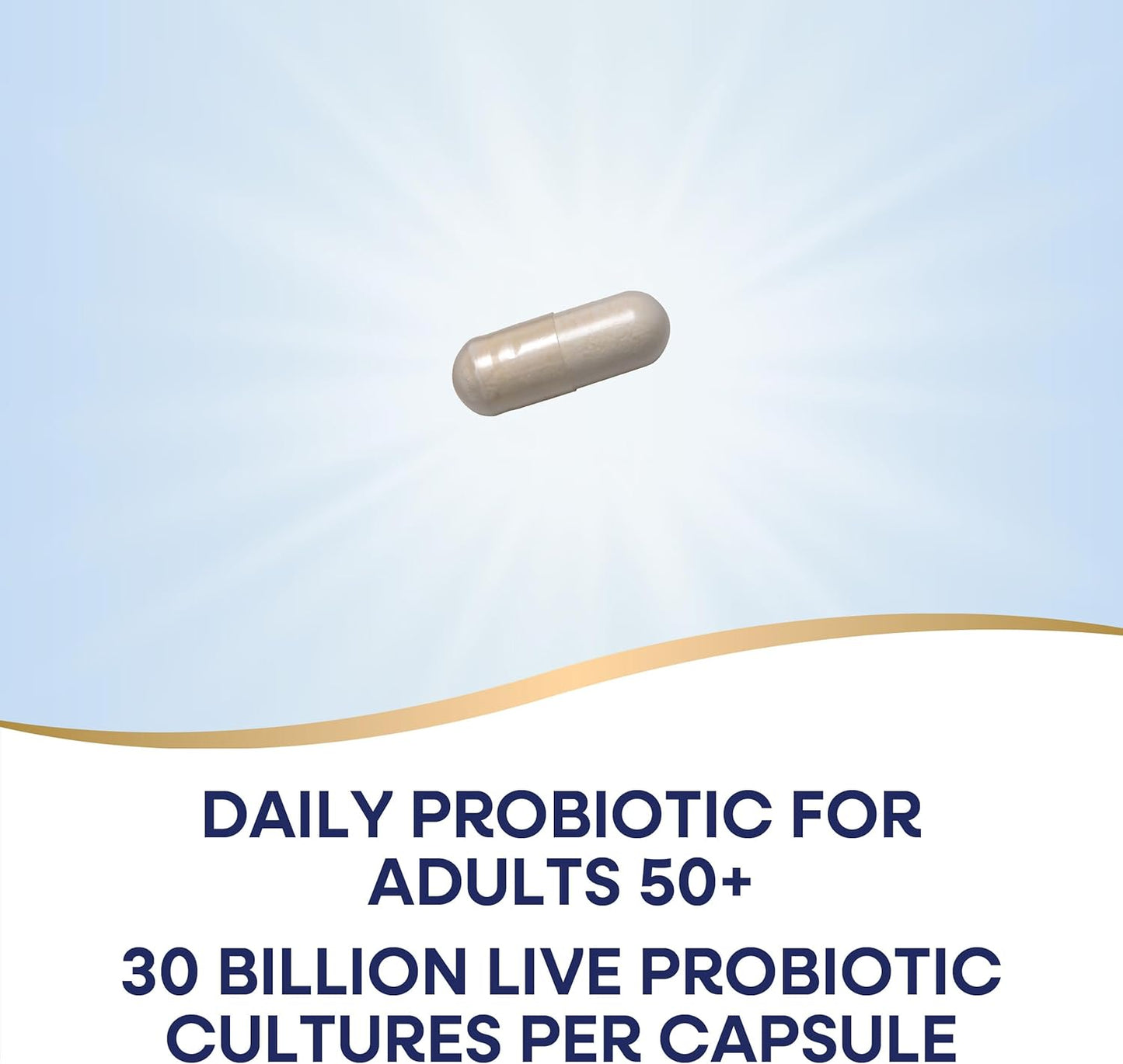 Nature's Way Fortify 50+ Daily Probiotic for Men and Women, 30 Billion Live Cultures, Colon, Digestive, and Immune Health Support* Supplement, 30 Capsules - Nirvana Guru