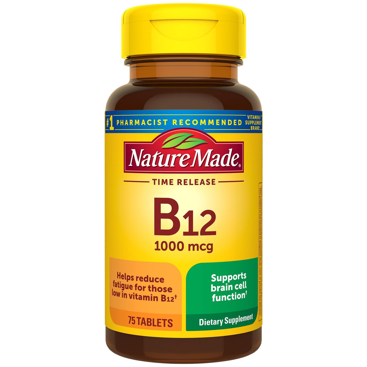 Nature Made Vitamin B12 1000 mcg, Dietary Supplement For Energy Metabolism Support, 160 Time Release Tablets, 160 Day Supply - Nirvana Guru