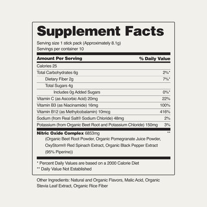 Snap Supplements Organic Beet Root Powder, Nitric Oxide Supplements for Men & Women, Beets, Pomegranate, B Vitamins & Red Spinach, Energy, Heart Health & Circulation Support, 30 Servings, Mixed Berry Nirvana Guru