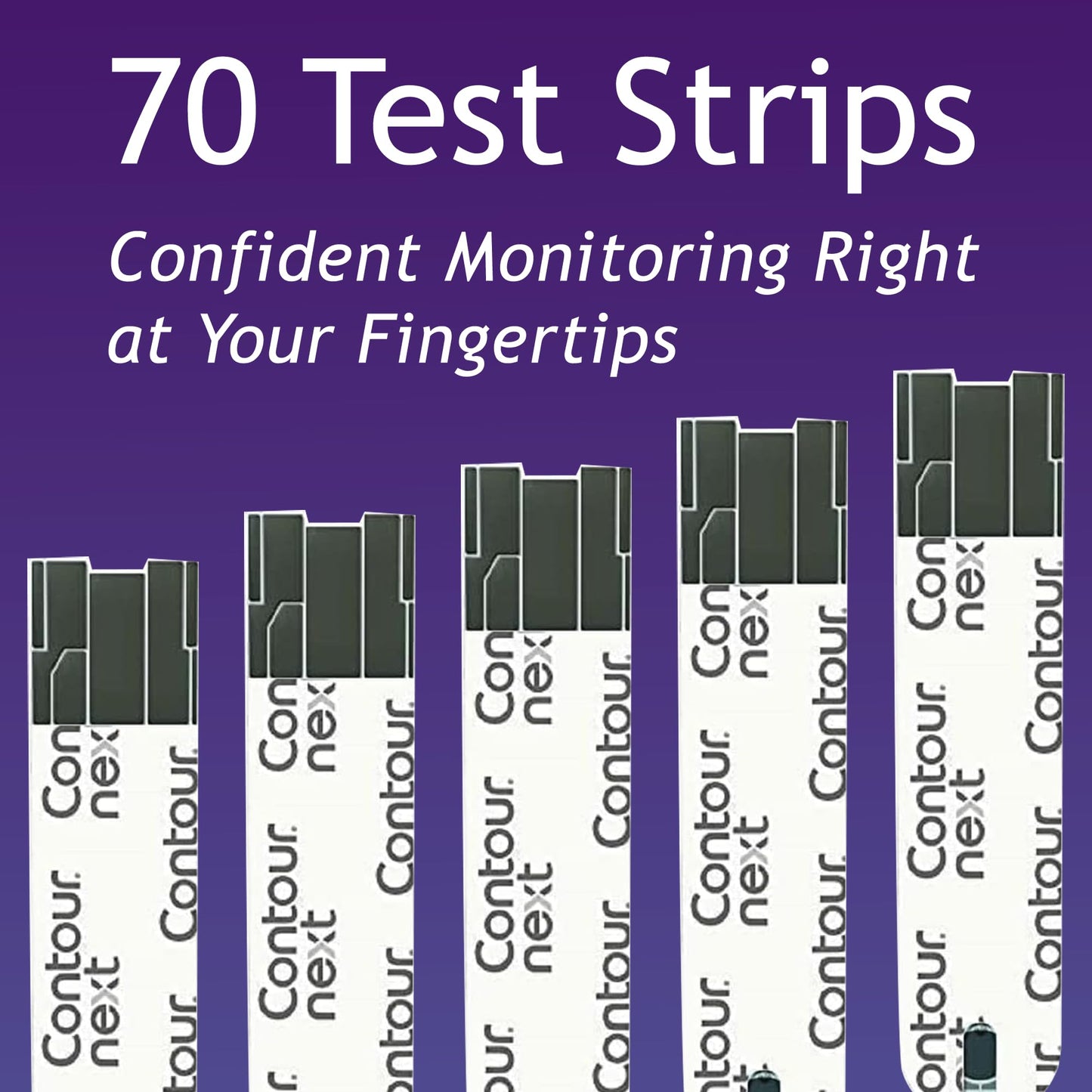 Contour Next Blood Glucose Test Strips for Diabetes, 70 Count (Pack of 1) Nirvana Guru