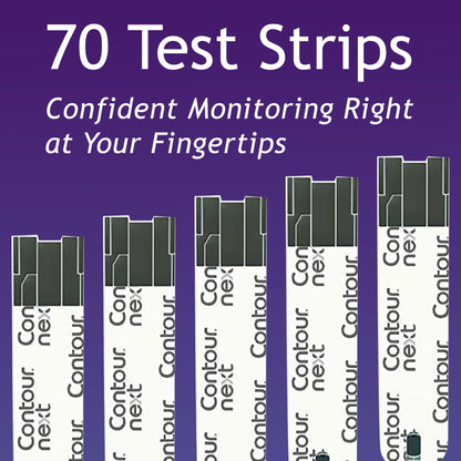Contour Next Blood Glucose Test Strips for Diabetes, 70 Count (Pack of 1) Nirvana Guru