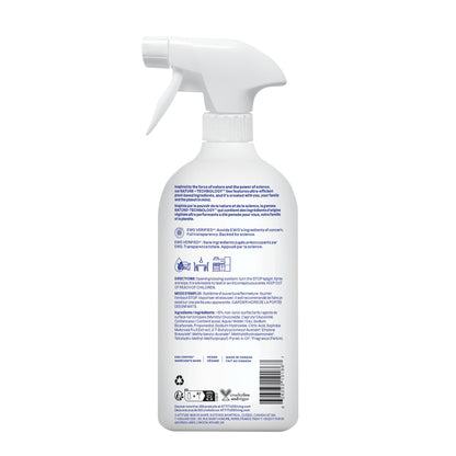 ATTITUDE All Purpose Cleaner Spray, EWG Verified, Vegan, Made with 94% Plant-Based Ingredients, Streak-Free for Kitchen, Bathroom, Glass & More, Citrus Zest Scent, 27.1 Fl Oz Nirvana Guru