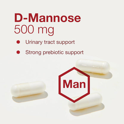 Protocol D-Mannose - 500mg - Bladder Cleanse - Support Healthy Urinary Tract* - for Men & Women - Kosher & Non-GMO - 90 Veg Capsules Nirvana Guru
