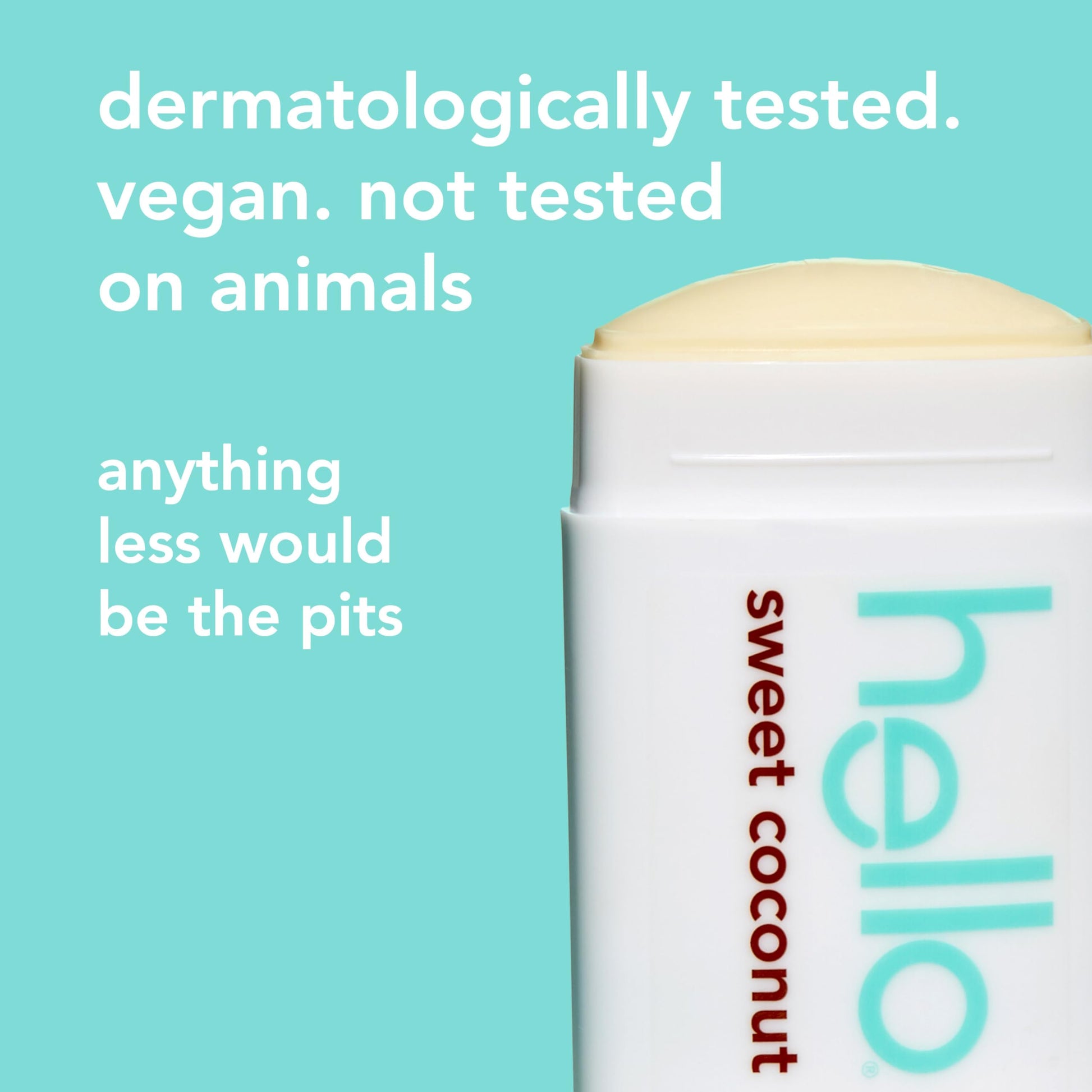 hello Sweet Coconut Deodorant With Shea Butter for Women + Men, Aluminum Free, Baking Soda Free, Parabens Free, 24 Hour Odor Protection, 2.6 Ounce, 2 Pack Nirvana Guru