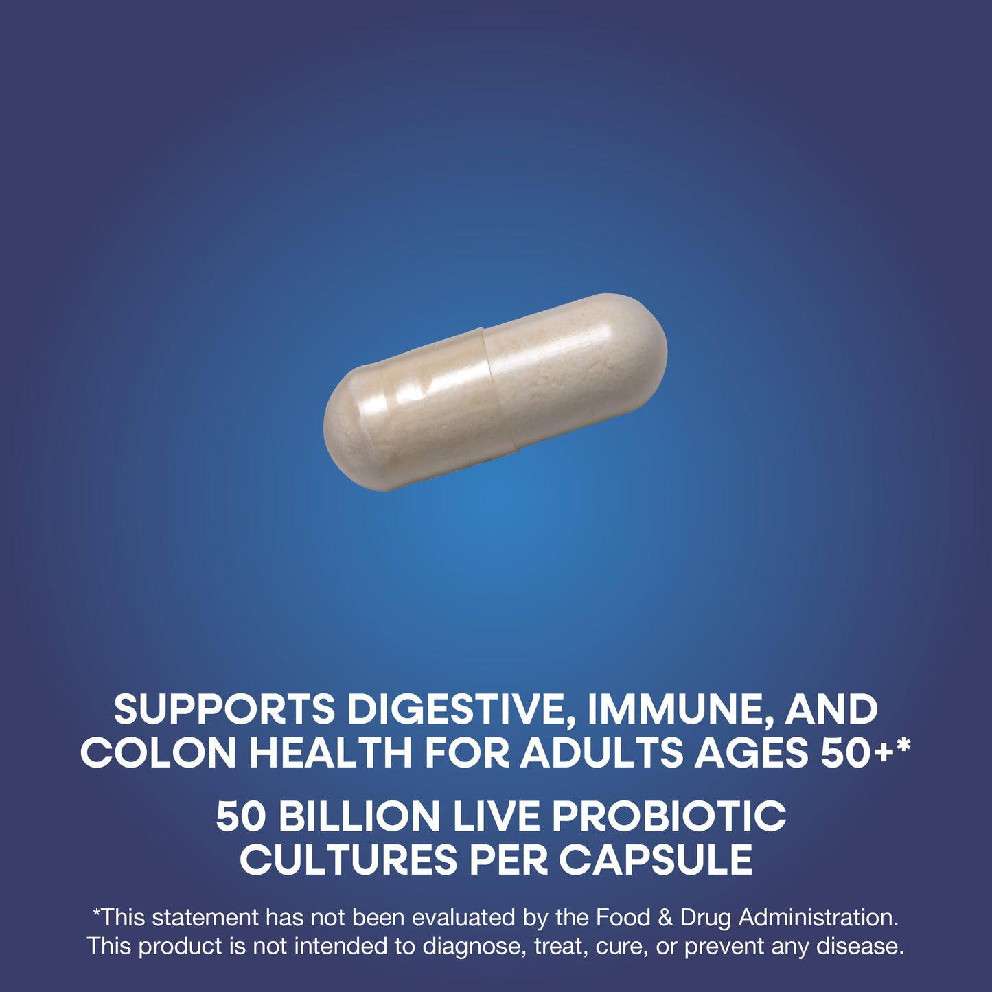 Nature’s Way Fortify Extra Strength(1) Probiotic Age 50+, 50 Billion Live Cultures, 11 Strains, Prebiotics, Digestive Health*, Immune Support*, Colon Health*, 30 Capsules - Nirvana Guru