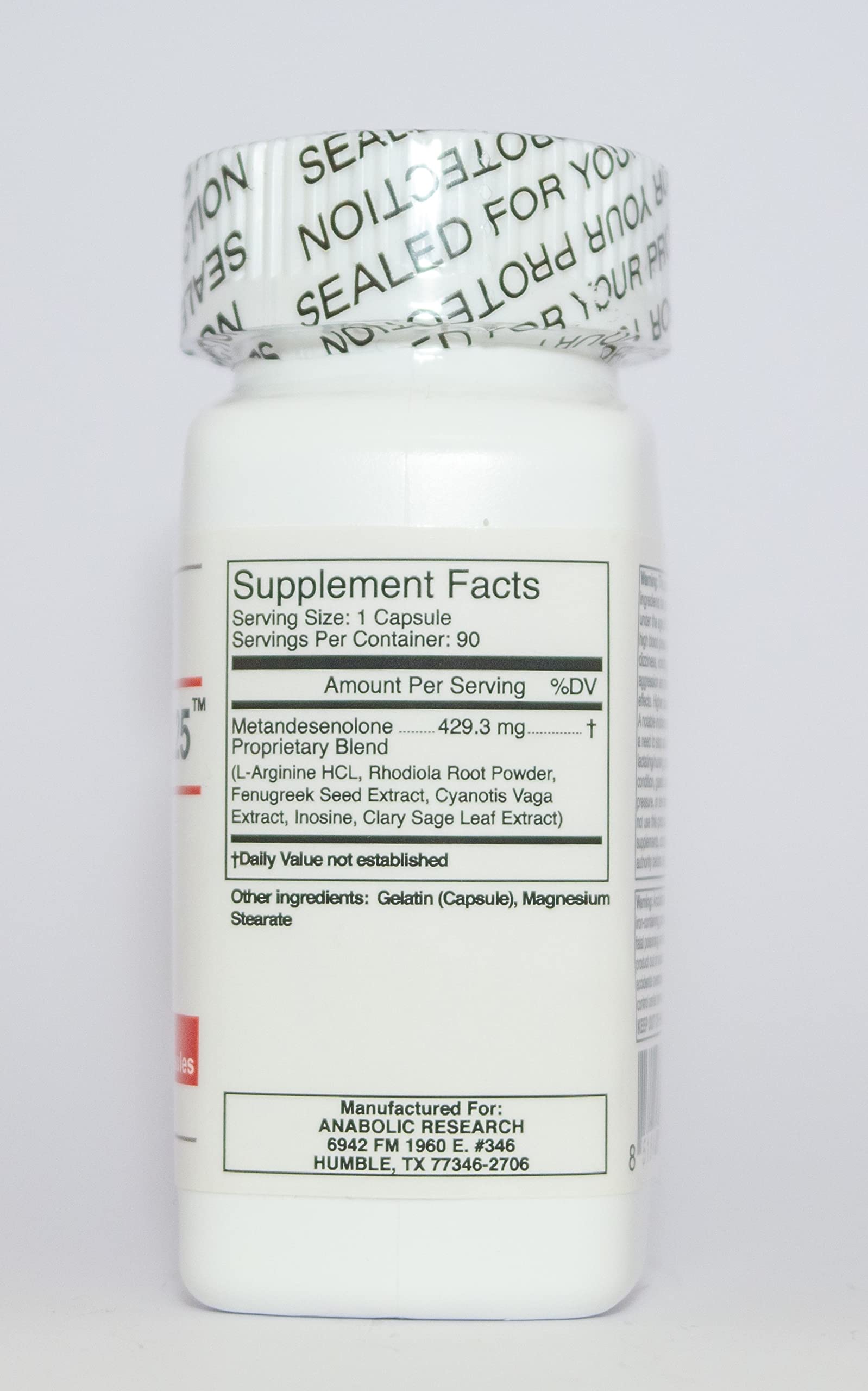 D-Drodiol 25 - Mass, Strength, & Power - 1 Month Supply Nirvana Guru