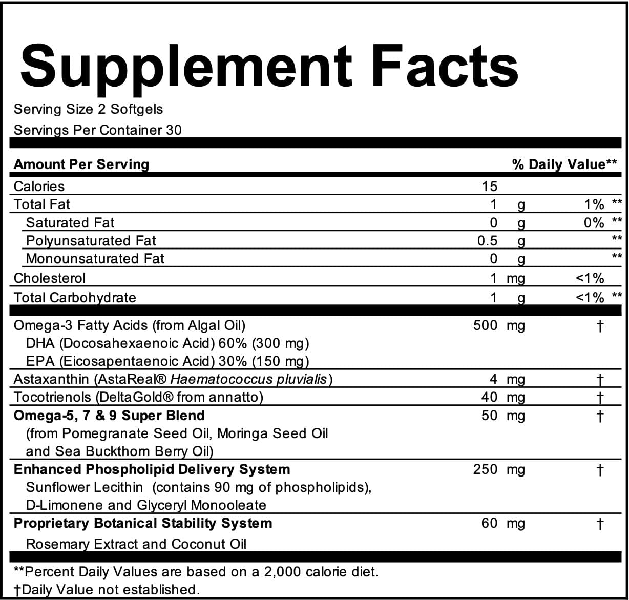 AstaMatrix® Algal Omega 3 DHA EPA Astaxanthin Phospholipids| Vegan-Friendly Alternative to Krill Oil or Fish Oil | 60 Vegan SoftGels Nirvana Guru