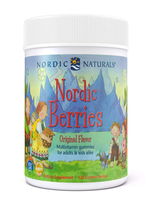 Nordic Naturals- Nordic Berries 3 Gram Gummy Berries 120 Count - Nirvana Guru