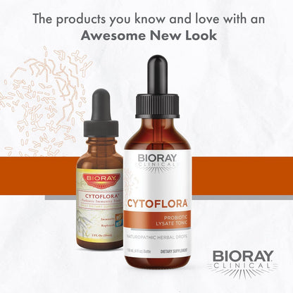 BIORAY Professional CytoFlora - 4 fl oz - Probiotic Immunity Tonic - Improves Bowel & Gut Function - Non-GMO, Vegetarian, Gluten Free Nirvana Guru