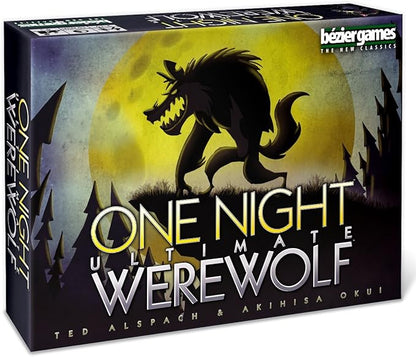 One Night Ultimate Werewolf – Fun Party Game for Kids & Adults | Engaging Social Deduction | Fast-Paced Gameplay | Hidden Roles & Bluffing, Black nirvanaguru