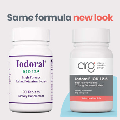 Optimox Iodoral 6.25 mg - Iodine Supplements for Thyroid Support, Potassium Iodide Tablets, Lugol Solution, Daily Vitamins and Minerals, High Potency Iodine Tablets - 90 Tablets 1-Pack Nirvana Guru