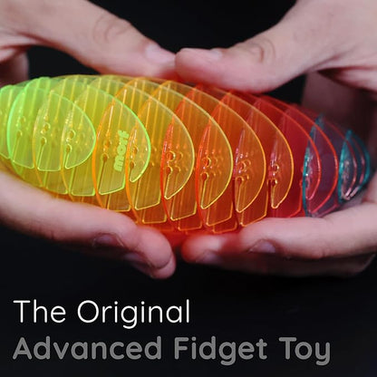 Morf Fidget Worm Toy - Desk Fidgets for Adults - Quiet Worm Fidget Toy Sensory Toys - Fun and Interactive Fidget Toy for Kids - USA Patent Pending Figgy Toys (Rainbow, Small) nirvanaguru