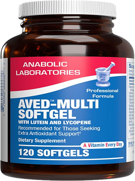 Anabolic Laboratories Daily Multivitamin for Men and Women - 120 Daily Multi Vitamin and Minerals Supplement Softgels for Daily Health (120) Nirvana Guru