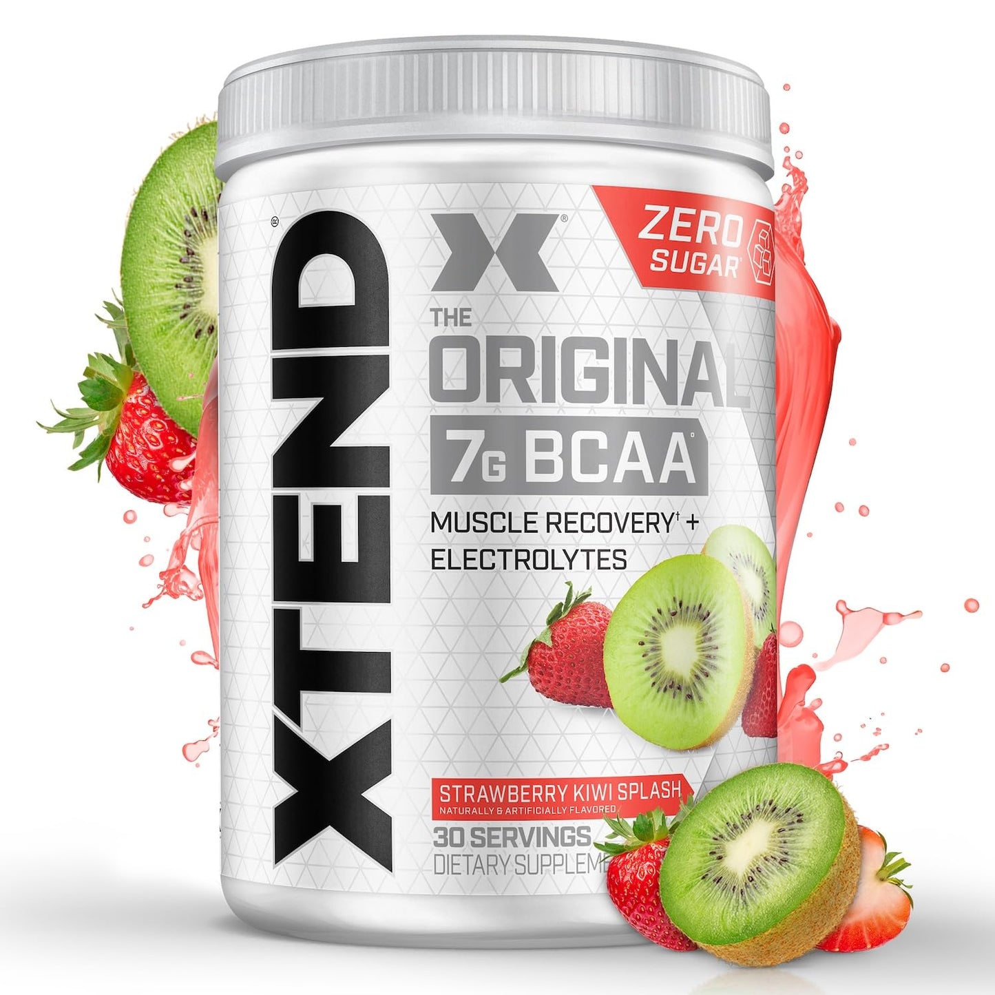 Original BCAA Powder Airheads Candy Flavor, 7g BCAA and 2.5g L-Glutamine, Sugar Free Post Workout Muscle Recovery Drink with Amino Acids for Men & Women, 30 Servings Nirvana Guru