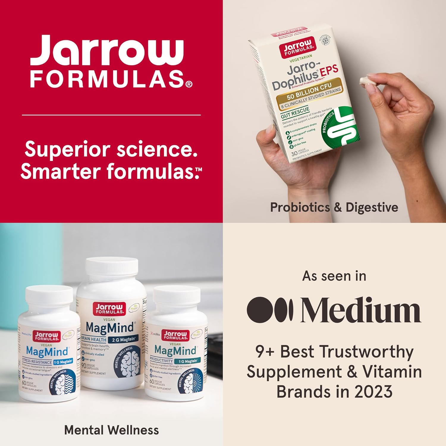 Jarrow Formulas Whey Protein With 18 g of Protein, 3.8 g of BCAAs, and Glutamine, Dietary Supplement for Muscle Function and Recovery Support, 32 oz Unflavored Powder, Approximately 38 Day Supply - Nirvana Guru