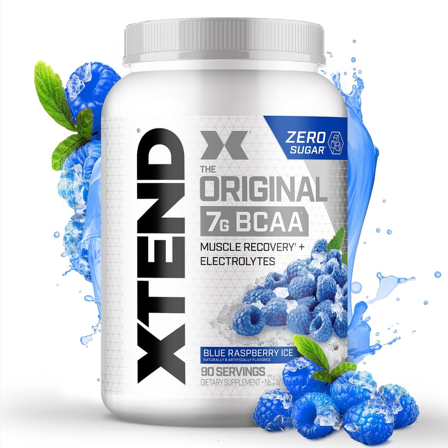 Original BCAA Powder Airheads Candy Flavor, 7g BCAA and 2.5g L-Glutamine, Sugar Free Post Workout Muscle Recovery Drink with Amino Acids for Men & Women, 30 Servings Nirvana Guru