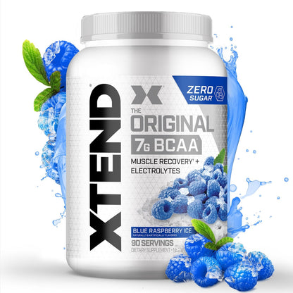 Original BCAA Powder Airheads Candy Flavor, 7g BCAA and 2.5g L-Glutamine, Sugar Free Post Workout Muscle Recovery Drink with Amino Acids for Men & Women, 30 Servings Nirvana Guru