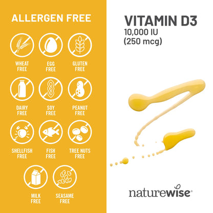 NatureWise Vitamin D3 5000iu (125 mcg) 1 Year Supply for Immune Support, Healthy Muscle Function, and Bone Health - Non-GMO, Gluten Free in Organic Extra Virgin Olive Oil, (Mini Softgel), 360 Count