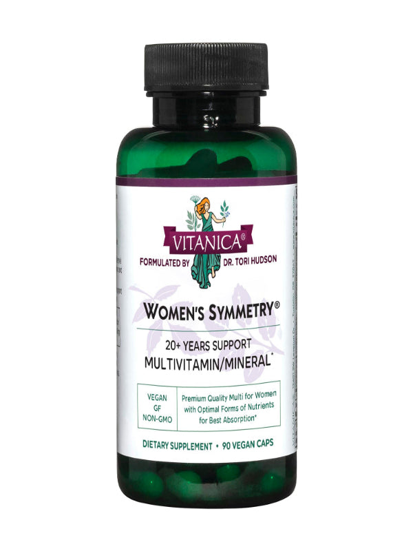 Vitanica, Women's Symmetry, High Potency Daily Multivitamin, Vegan, 180 Capsules - Nirvana Guru