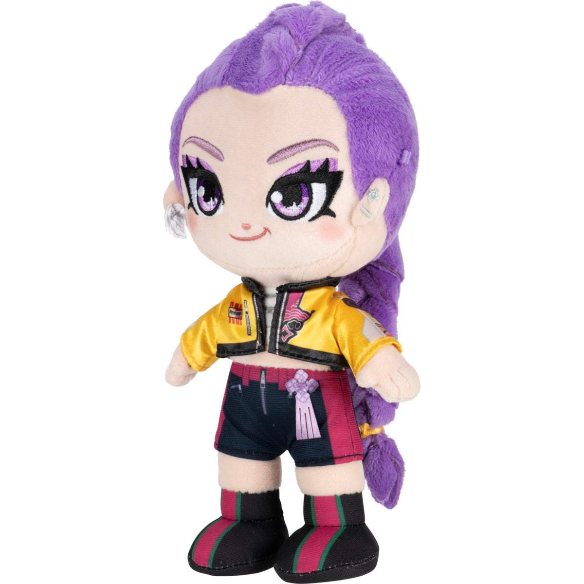 Kpop Demon Hunters 8-inch Rumi Plush - Collectible HUNTR/X Character Plush - Ages 6+
