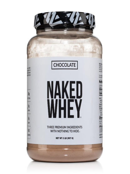 NAKED Whey Vanilla Protein Powder - Only 3 Ingredients - Grass Fed Whey Protein Powder, Vanilla Flavor, and Organic Coconut Sugar, No GMO, No Soy, and Gluten Free - 24 Servings