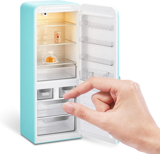 Mini Brands Fill The Fridge Playset w/UV Light by ZURU, Collectibles, DIY, Resin Play, Exclusive Recipe, NOT Edible, 8+ nirvanaguru