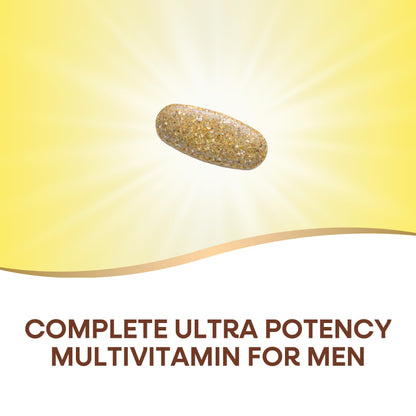 Nature's Way Alive! Men's Daily Ultra Multivitamin, High Potency Formula, Promotes Healthy Heart & Muscle Function*, with Methylated B12, Gluten Free, 60 Tablets - Nirvana Guru