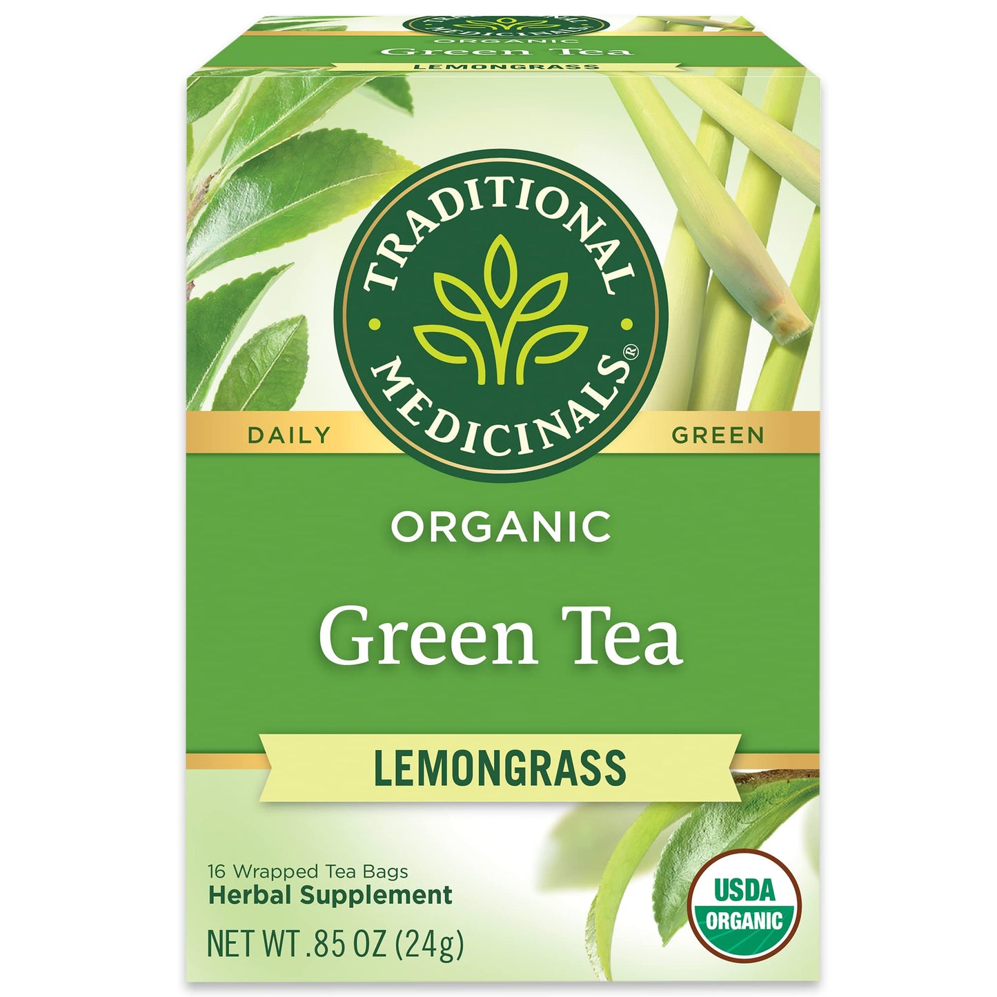Traditional Medicinals Tea, Organic Green Tea Matcha, Genmaicha, Supports Health, 96 Tea Bags (6 Pack) - Nirvana Guru