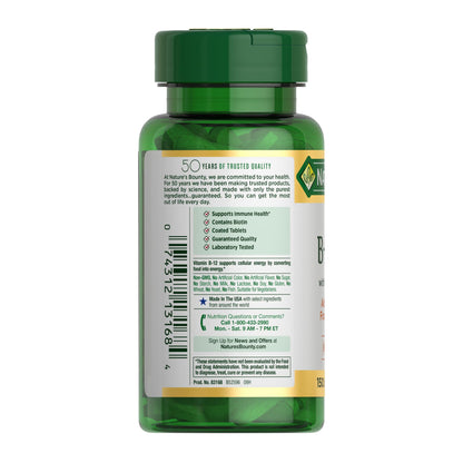 Nature's Bounty Super B Complex Vitamins with Vitamin C & Folic Acid, Vitamins for Immune & Cellular Energy Support, 150 Tablets Nirvana Guru