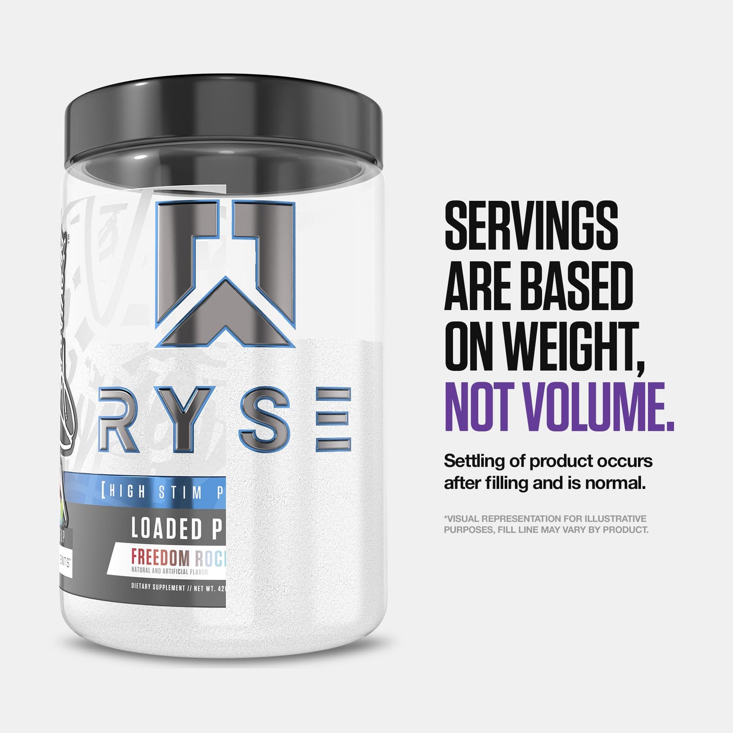 RYSE Loaded Pre Workout Powder - Ring Pop Cherry - Daily Pre-Workout for Men & Women with 325mg Caffeine, Beta Alanine, and Citrulline for Pump, Focus, and Energy - 30 Servings Nirvana Guru
