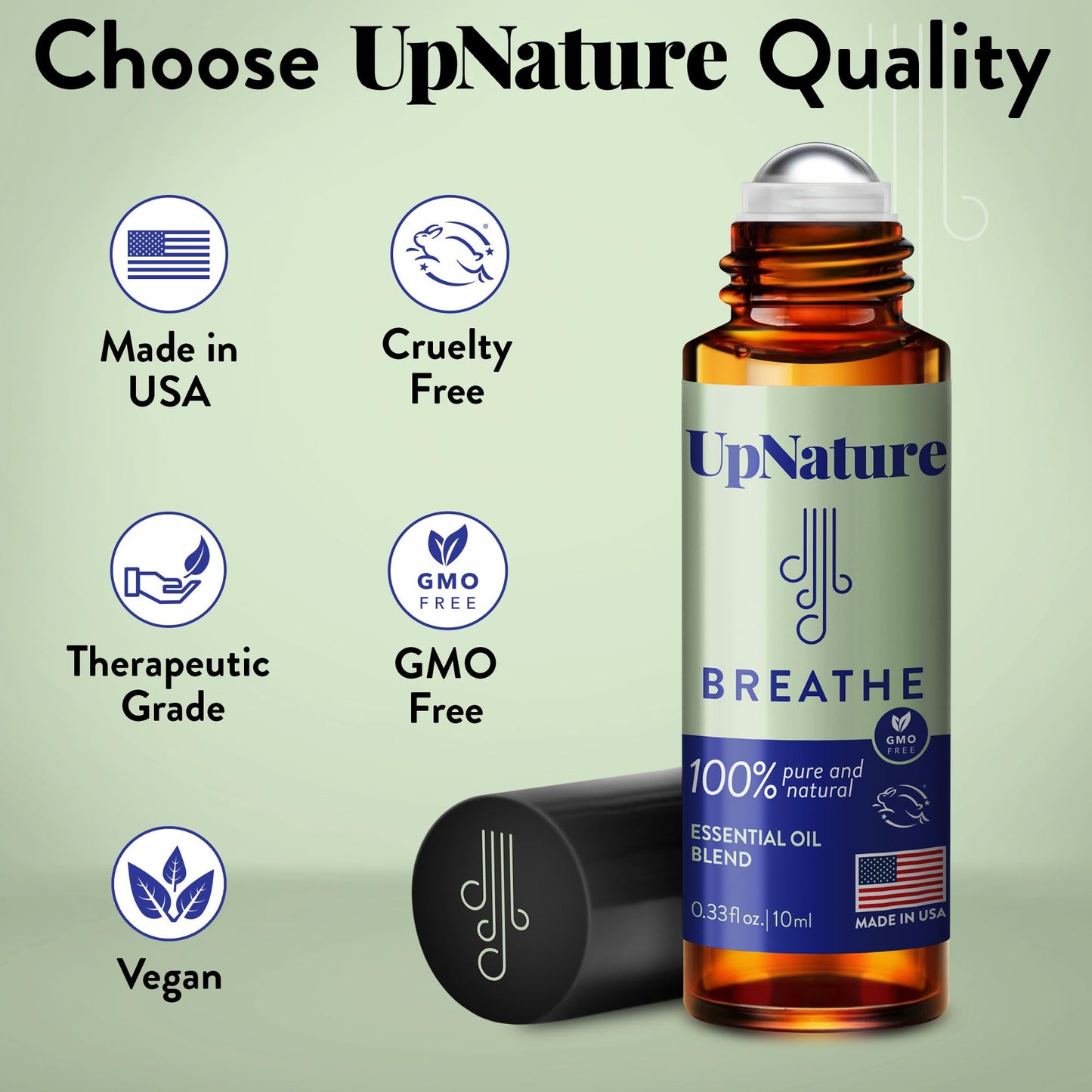 UpNature Lavender Essential Oil Pure Roll On - 100% Natural Lavender Oil for Skin