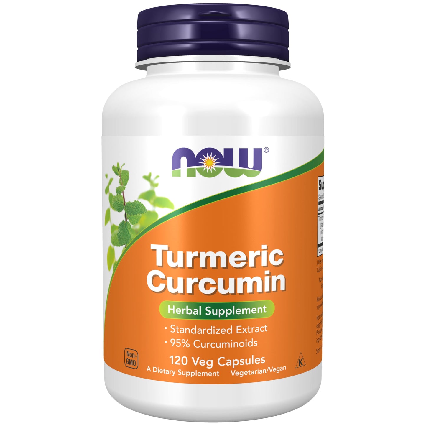 NOW Foods Supplements, Turmeric Curcumin, Derived from Turmeric Root Extract, Herbal Supplement, 120 Veg Capsules - Nirvana Guru