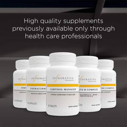 Integrative Therapeutics - Cortisol Manager - Supplement with Ashwagandha and L-Theanine - Supports Relaxation & Calm* - 90 Tablets - Nirvana Guru