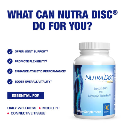 Nutra Disc & Joint Support Supplement - Clinically Formulated Restorative Cartilage Ligament and Tendon Supplement with Patented Meriva Curcumin & Glucosamine and Chondroitin for Adults - 45 Servings Nirvana Guru