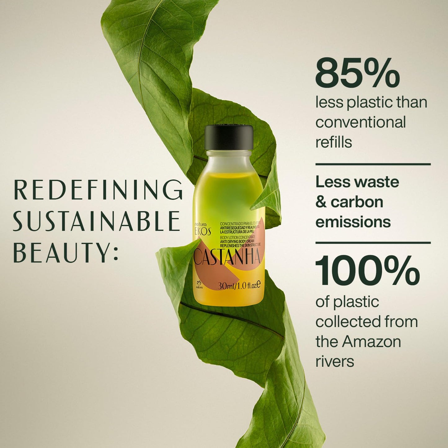 natura - Ekos Tukumã Replenishing Body Lotion - Vegan Skin Care - Moisturize & Improve Skin Texture - Boost Hyaluronic Acid - Brazilian Beauty Secrets - Self Care & Body Care - 13.5 fl oz (400ml) - Nirvana Guru