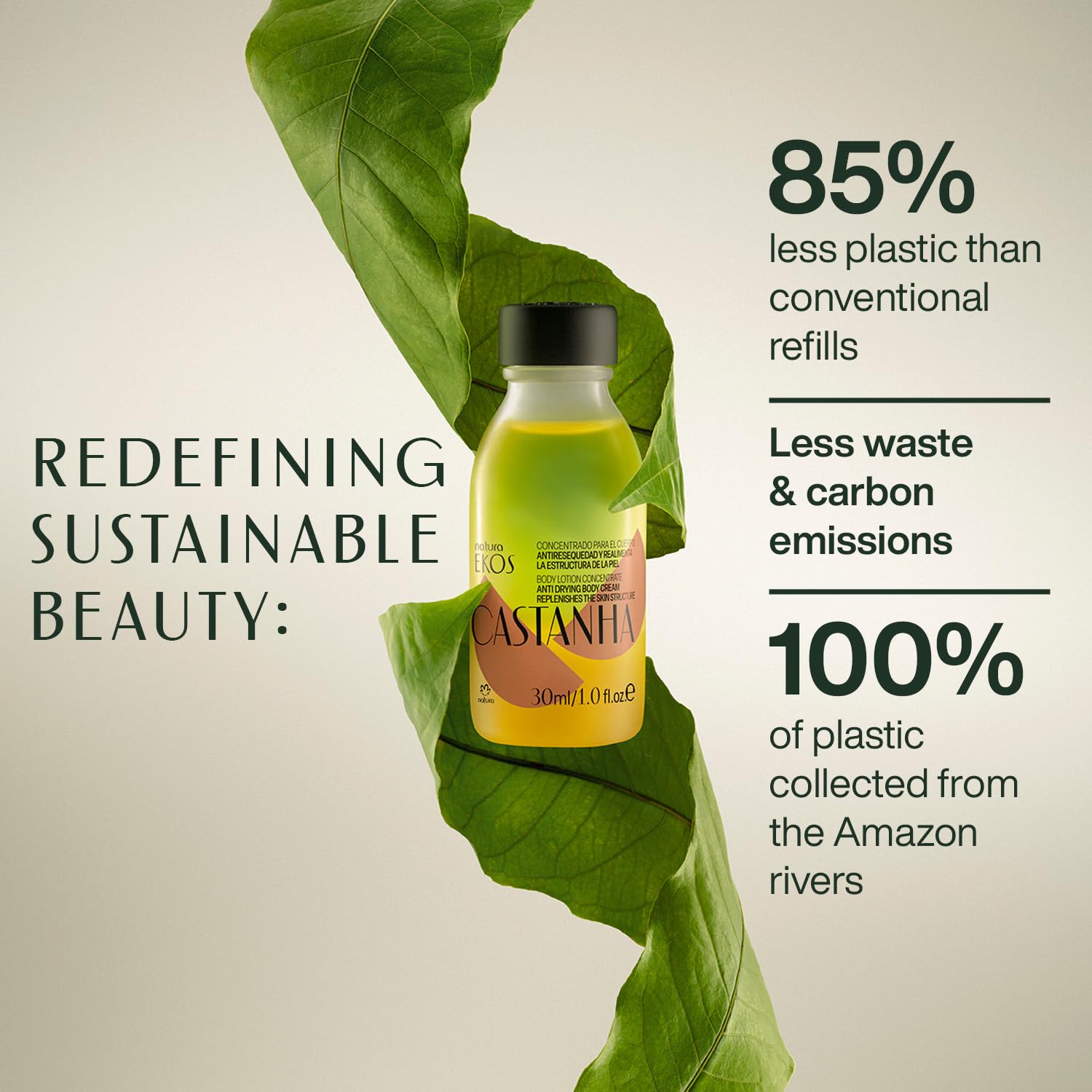 natura - Ekos Tukumã Replenishing Body Lotion - Vegan Skin Care - Moisturize & Improve Skin Texture - Boost Hyaluronic Acid - Brazilian Beauty Secrets - Self Care & Body Care - 13.5 fl oz (400ml) - Nirvana Guru