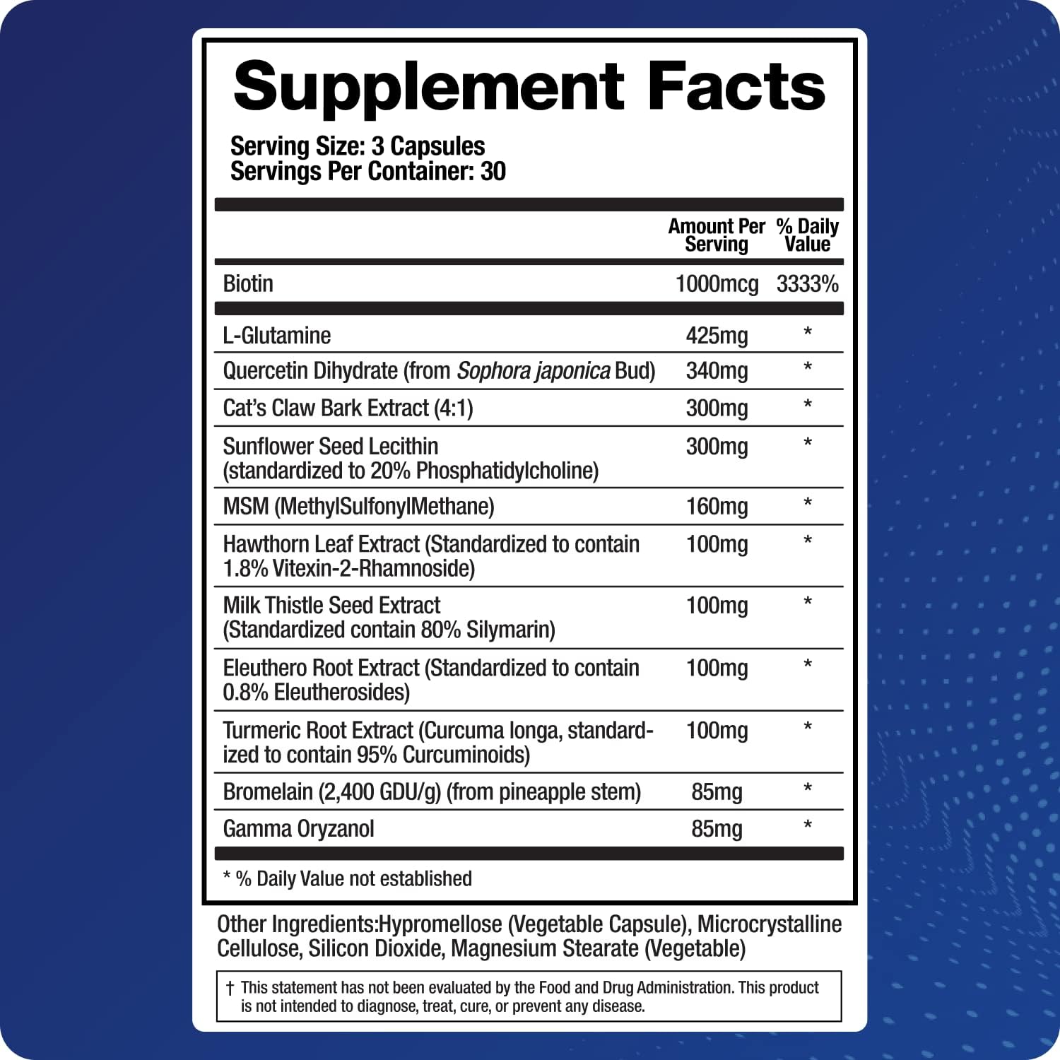 Intestinal Repair Supplement with Glutamine and Herbs for Leaky Gut, Prebiotic Support, Relief from Bloating, Gas, Constipation | SIBO | Veggie Caps | 60-Day Supply – Leaky Gut-X Nirvana Guru