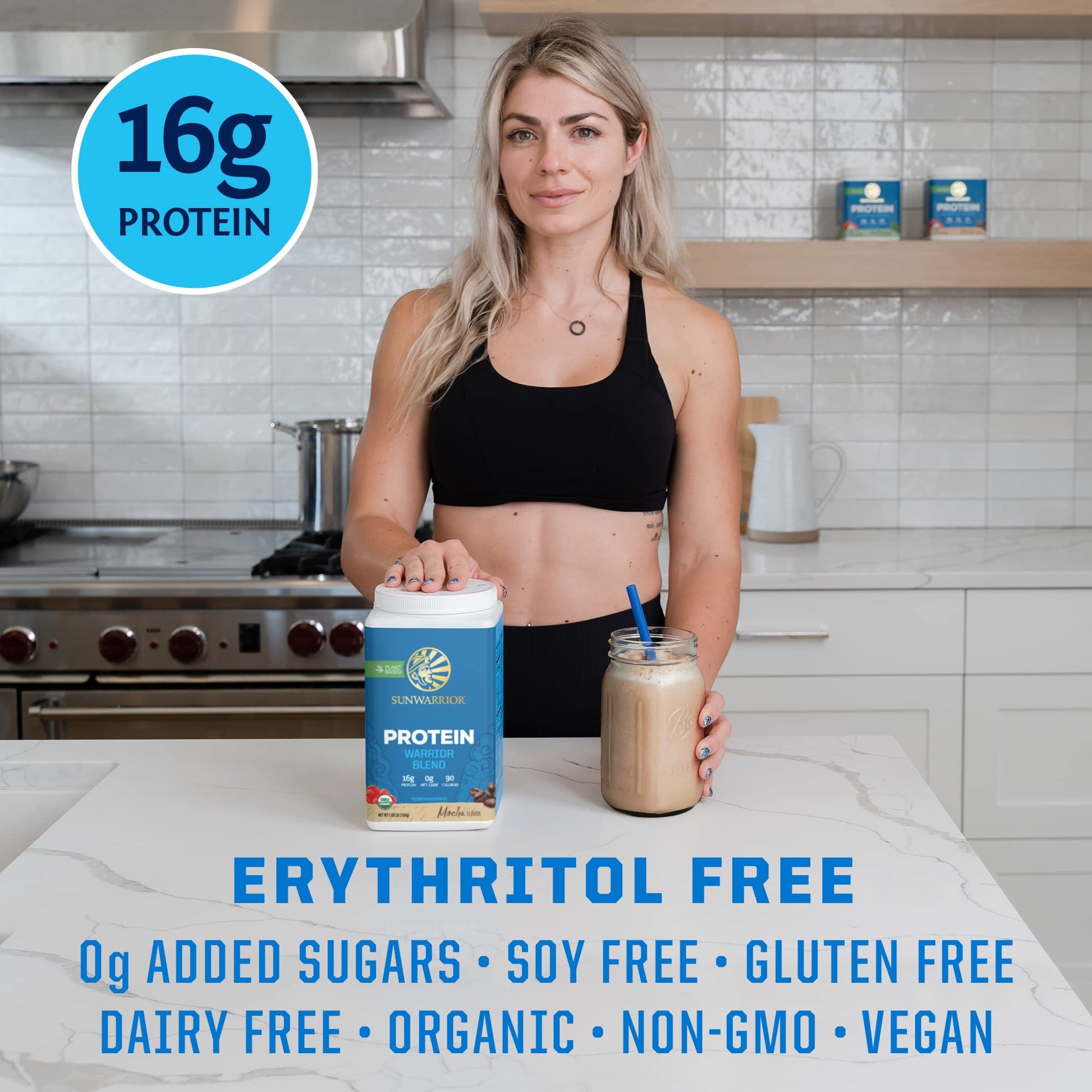 Organic Plant Based Protein Powder | Vegan Organic Protein Powder Vanilla Flavored with BCAA Amino Acids & Hemp Seed Pea Blend | Non-GMO Soy Dairy Filler & Gluten Free (Vanilla, 32 Servings) - Nirvana Guru