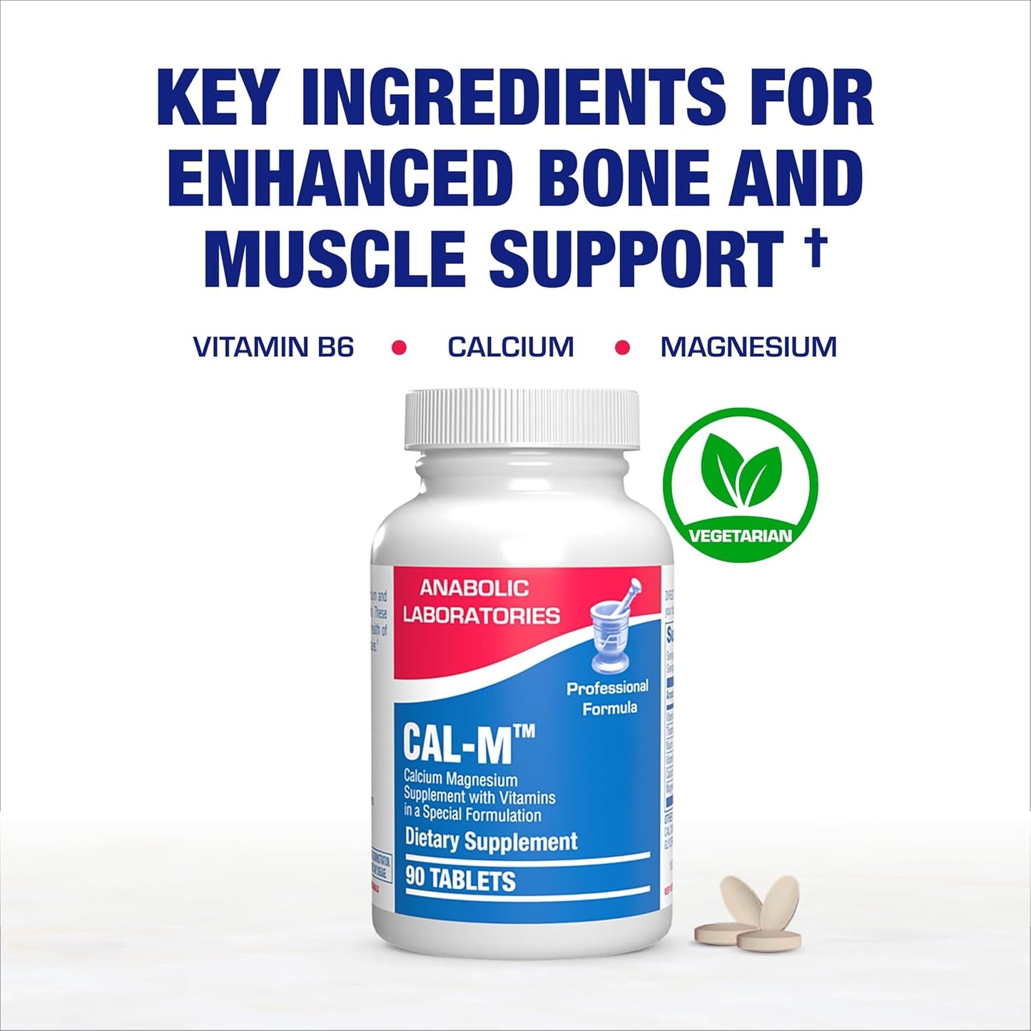 Advanced Calcium Magnesium Supplement - Clinically Formulated Magnesium Calcium with Vitamin D3 B1 B3 & B6 for Muscle Nerve Heart and Bone Health Support - Vegetarian Gluten Free Non-GMO (1 Month) M Nirvana Guru