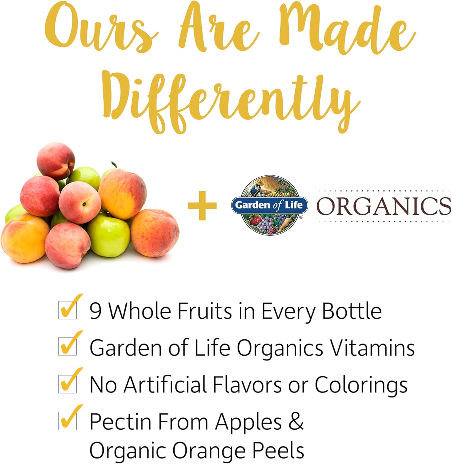 Garden of Life Organics Men's Gummy Vitamins - Berry - Certified Organic, Non-GMO, Vegan, Kosher Complete Multi - Methyl B12, C & D3 - Gluten, Soy & Dairy Free, 120 Real Fruit Chew Gummies - Nirvana Guru