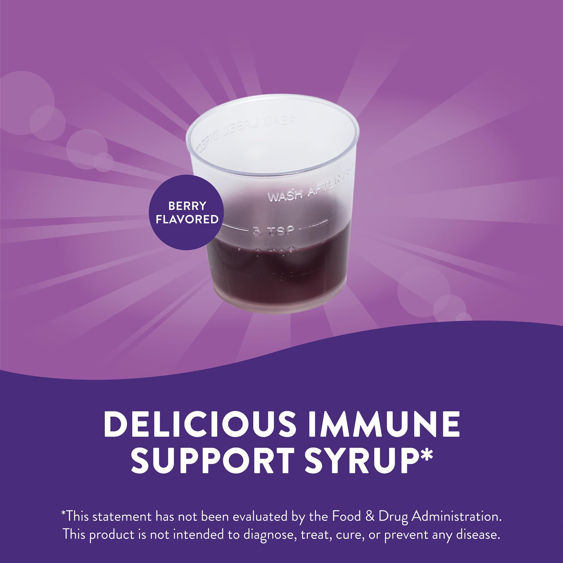 Nature's Way Sambucus Immune Syrup, Elderberry Extract, Vitamin C, Zinc, Echinacea, Propolis, Daily Immune Support*, Antioxidant Support*, Gluten free, Vegetarian, 8 Fl Oz - Nirvana Guru