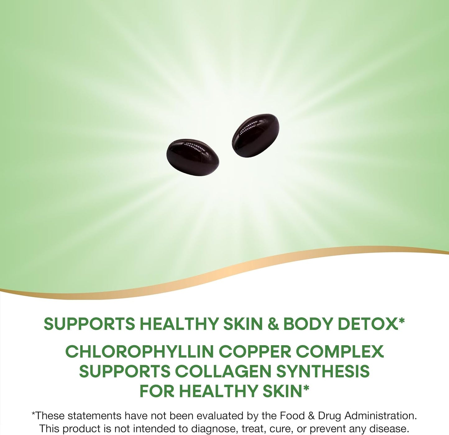 Nature’s Way Chlorofresh Chlorophyll Concentrate, Supports Detox Pathways*, Chlorophyllin Copper Complex, Supports Healthy Skin*, Internal Deodorant*, 90 Softgels - Nirvana Guru