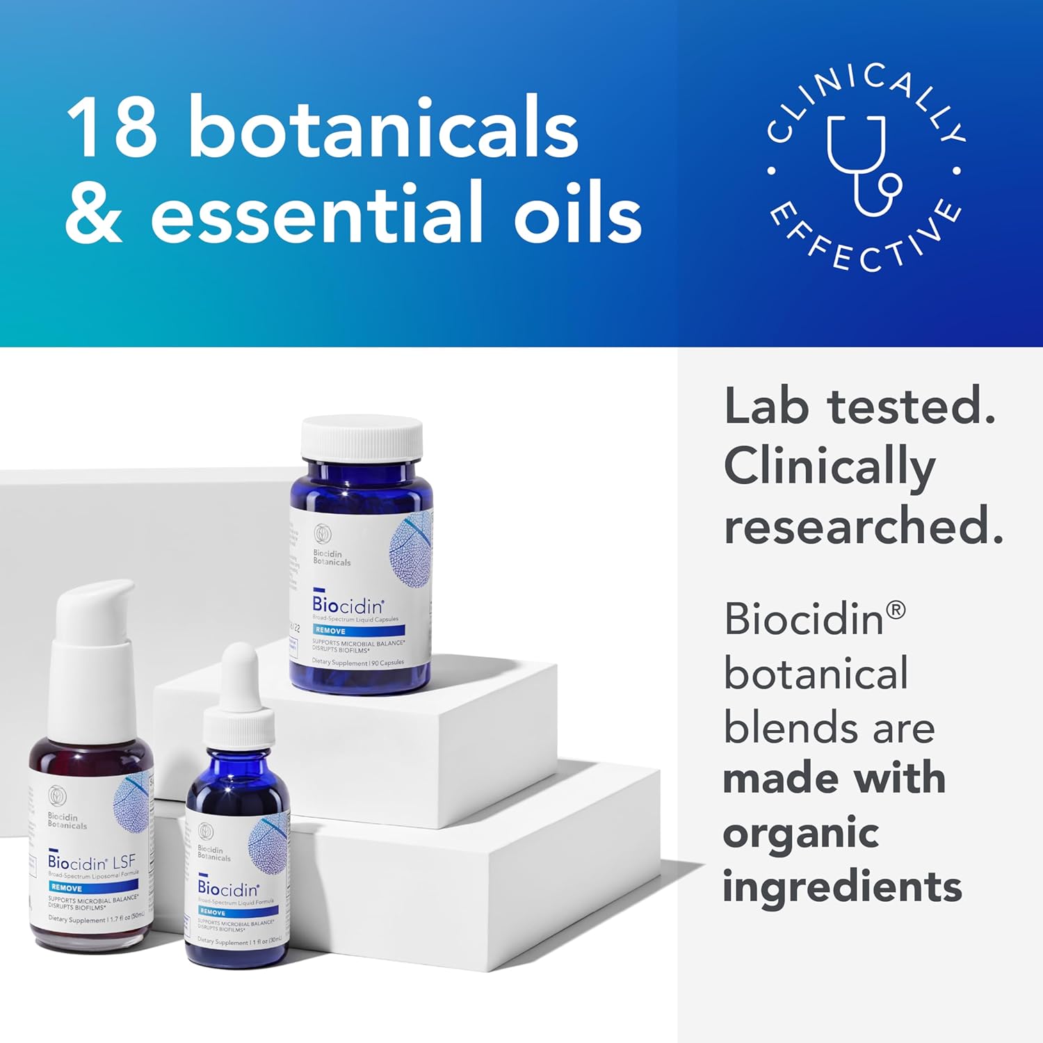 Biocidin Liquid Formula - Biofilm Buster & Broad-Spectrum Botanicals for Gut Detox Cleanse Support - Promotes Microbial Balance, Gut Health & Clearance of Unwanted Microbes (1 Oz) - Nirvana Guru