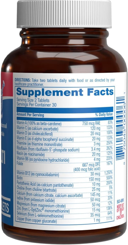 Iron Free Multivitamin for Women 50 and Over - Gentle Easy to Digest Over 50 Multivitamin for Men & Women with 30 Nutrients for Comprehensive Wellness & Immune Support - Made in The US - 30 Servings Nirvana Guru