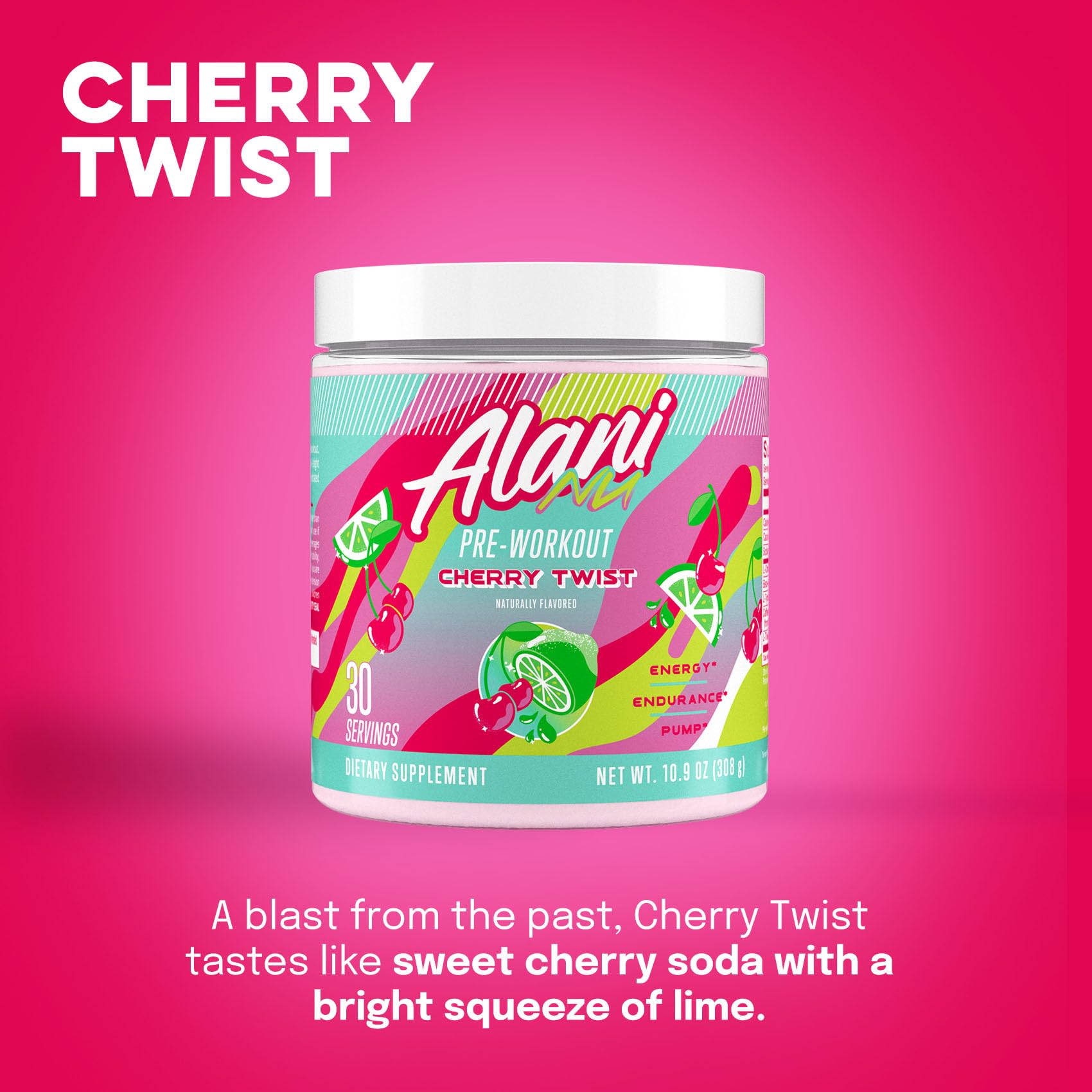 Alani Nu Pre Workout Powder Hawaiian Shaved ICE, Amino Energy Boost, Endurance Supplement, Sugar Free, 200mg Caffeine, L-Theanine, Beta-Alanine, L-Citrulline, 30 Servings Nirvana Guru