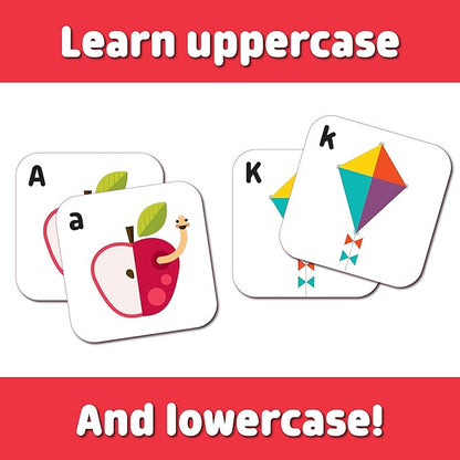 Chuckle & Roar - Matching Game Alphabet - Board Game for Kids 3 and up - Concentration Game for Toddlers - Preschool nirvanaguru