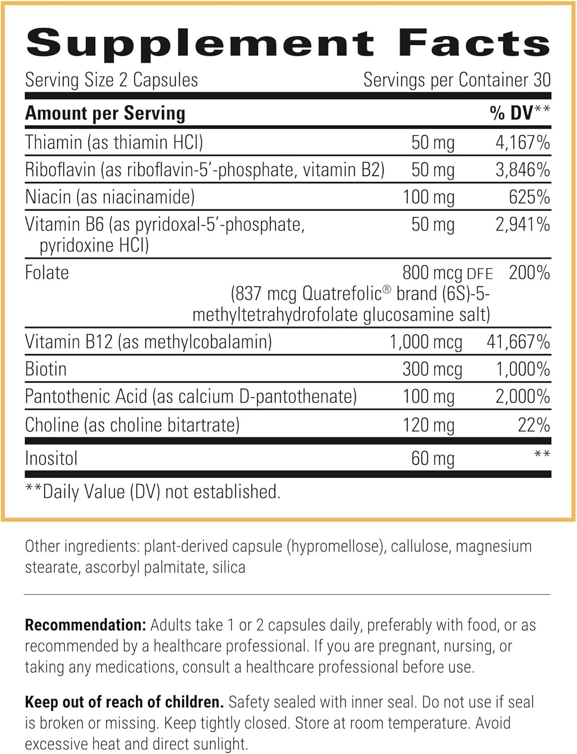 Integrative Therapeutics Active B-Complex - Energy Metabolism Support* - B-Complex Vitamin Supplement with 8 B-Vitamins, Vitamin B12, Folate, Choline - 60 Capsules - Nirvana Guru