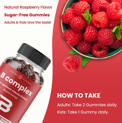 USDA Organic Vitamin B Complex Liquid Drops | B Vitamins Complex Supplement with B1, B2, B3, B6, B7, B9 & Methyl B12 Drops for Adults & Kids | Vegan Berry Flavor 2oz | 60 Servings / 2 Month Supply Nirvana Guru