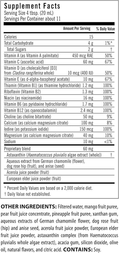 Flora - Kids Multi Essentials+, Liquid Multivitamin Formula, 13 Essential Vitamins & Minerals, 7.6 Fl Oz - Nirvana Guru