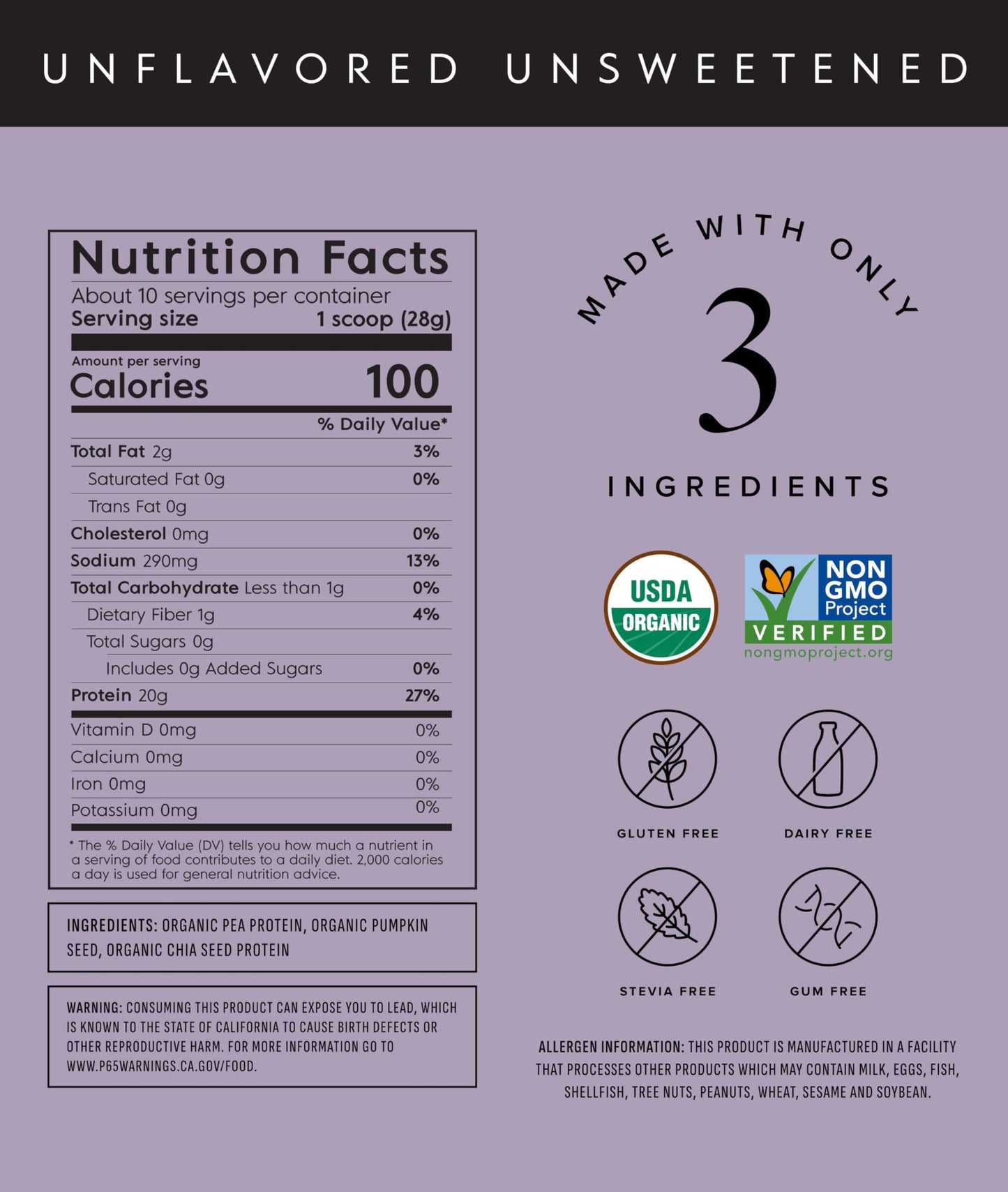 Truvani Vegan Protein Powder | Vanilla | 20g Organic Plant Based Protein | 18 Servings | Keto | Gluten & Dairy Free | Low Carb | No Added Sugar